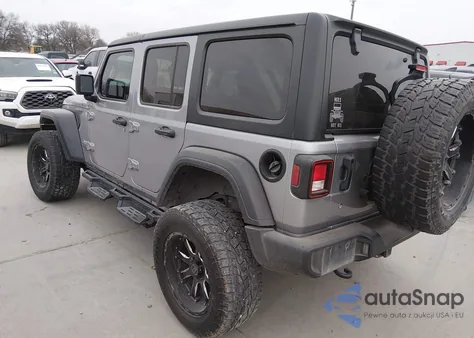 2020 Jeep Wrangler Unlimited Sport S 4X4 from USA, damaged, VIN 1C4HJXDG4LW144460